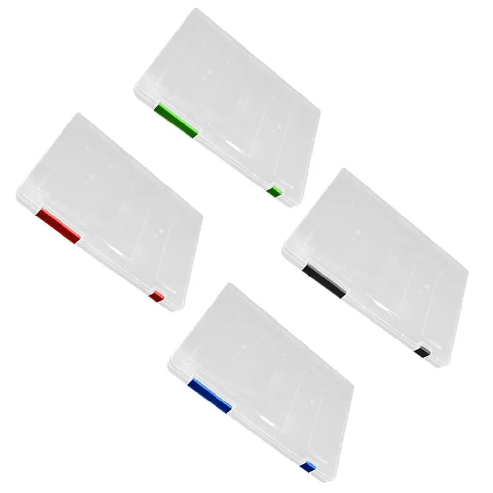 

4 Pcs Folder Storage Box Office Document Case File Organizer Holder Paper Manager Portable Plastic