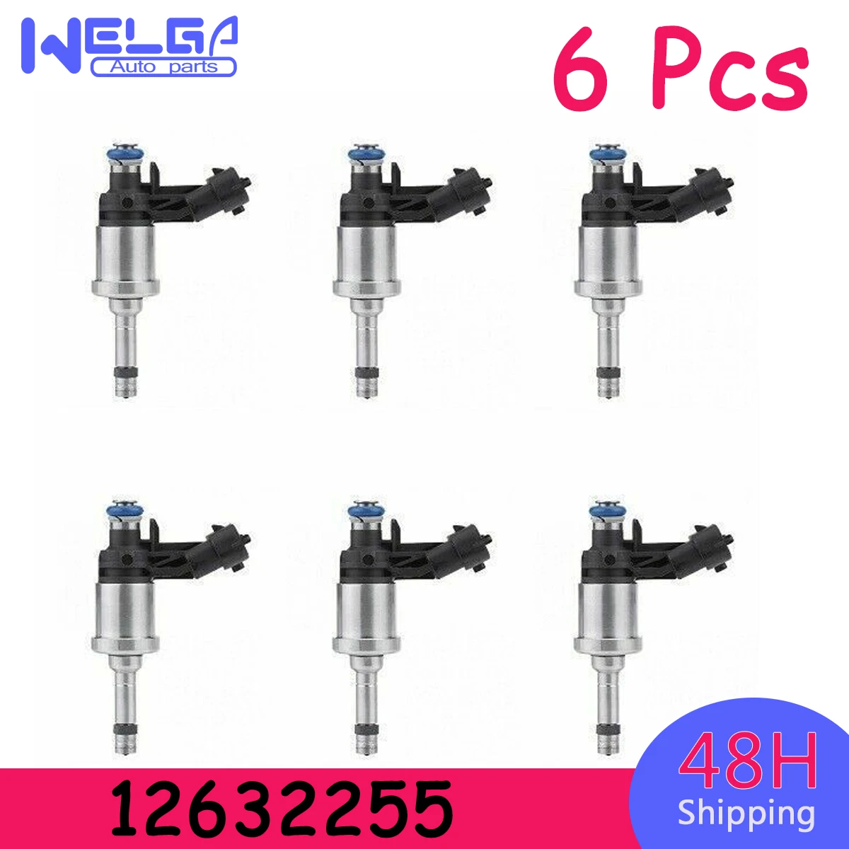 

Car Accessories New 6Pcs Fuel Injector 12632255 For Holden Buick Enclave Lacrosse Chevrolet GMC Commodore Cadillac 3.6 i V6 LLT