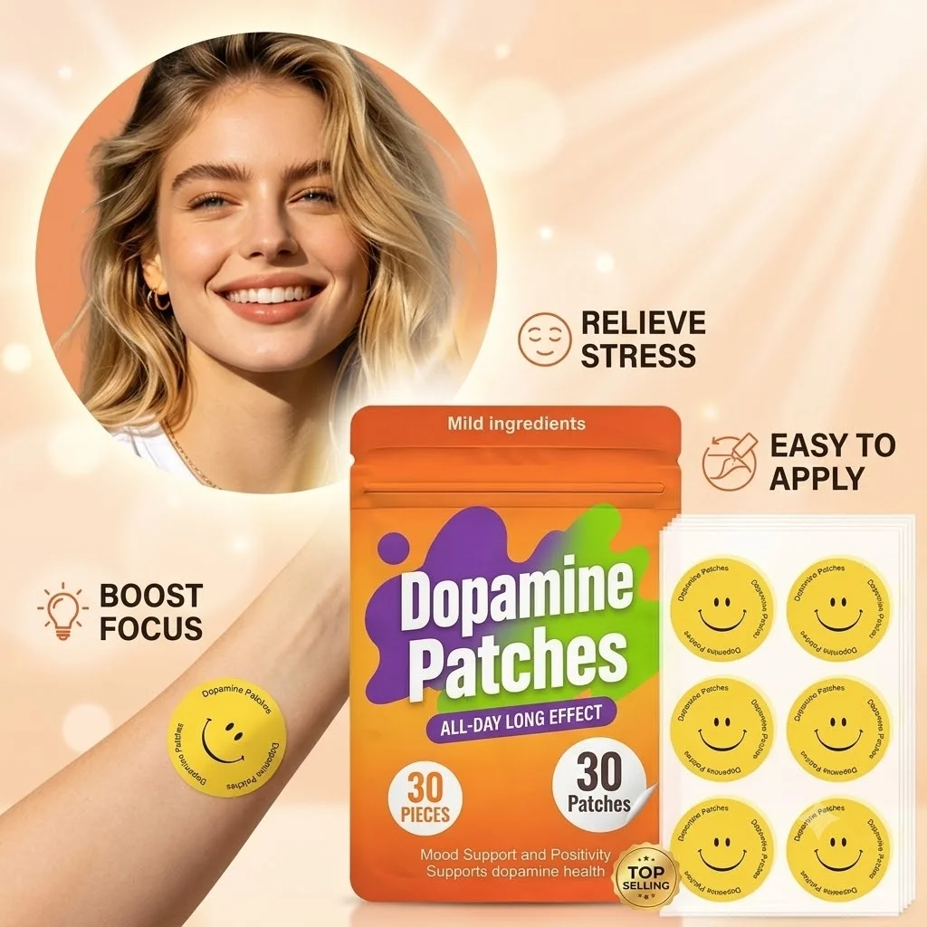 Rhodiola Rosea Mood Boosting Support Patches 30-300Pcs Daily Energy Mind Care Natural Herbal Body Adhesive Sheet