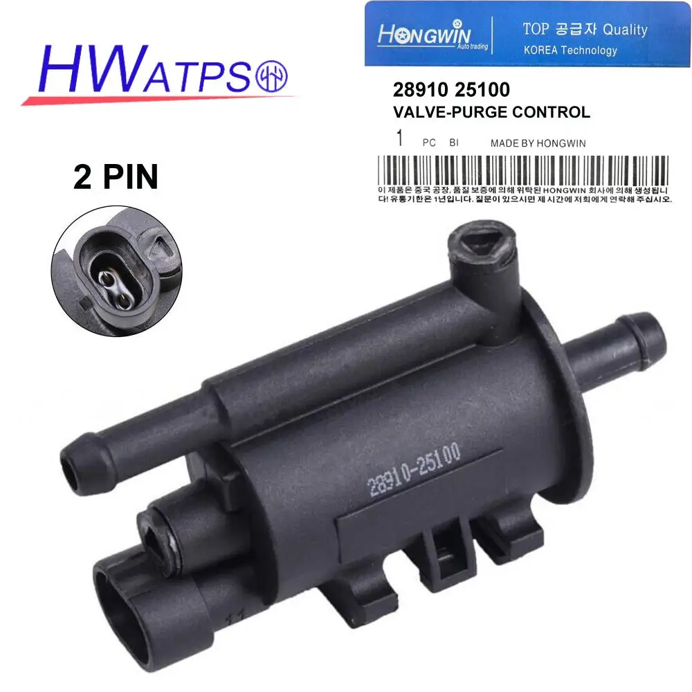 Bote de Vapor híbrido para Hyundai Genesis Coupe Santa Fe Sonata Tucson Kia Forte Koup Optima, solenoide de purga 28910-25100 14520663