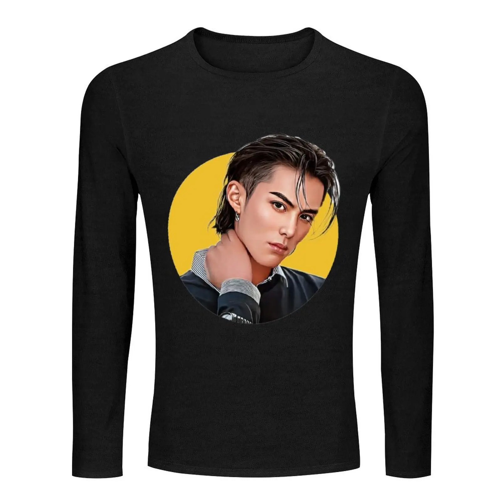 Dylan Wang Cute Actor Long T-Shirt man clothes cute tops sweat shirt t shirts for men