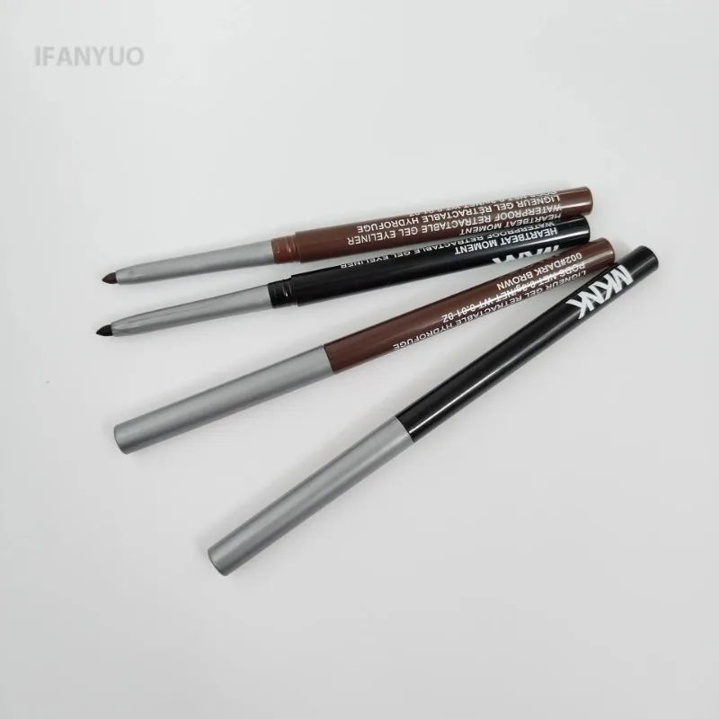 1-3 قطعة قلم تحديد العيون الأسود المقاوم للماء مقاوم للتلطخ طويل الأمد بني داكن كريم جل قلم تحديد العيون المبتدئين ودية ماكياج العين #6
