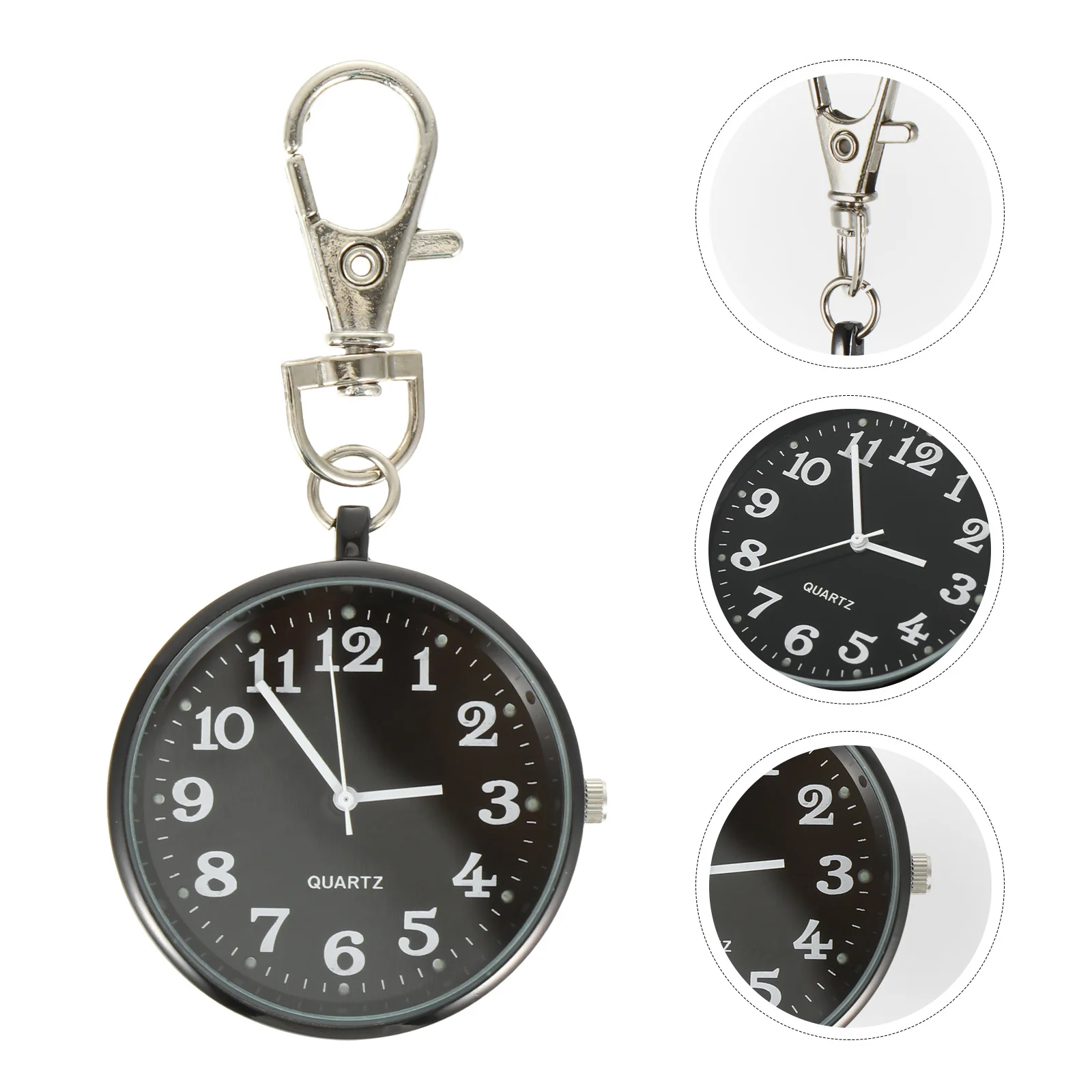 

1pc Alloy Quartz Watch Keychain Vintage Pendant Nurse Medical Worker Gift Key Accessory Alloy Nurse Watch Decor For Car Keys