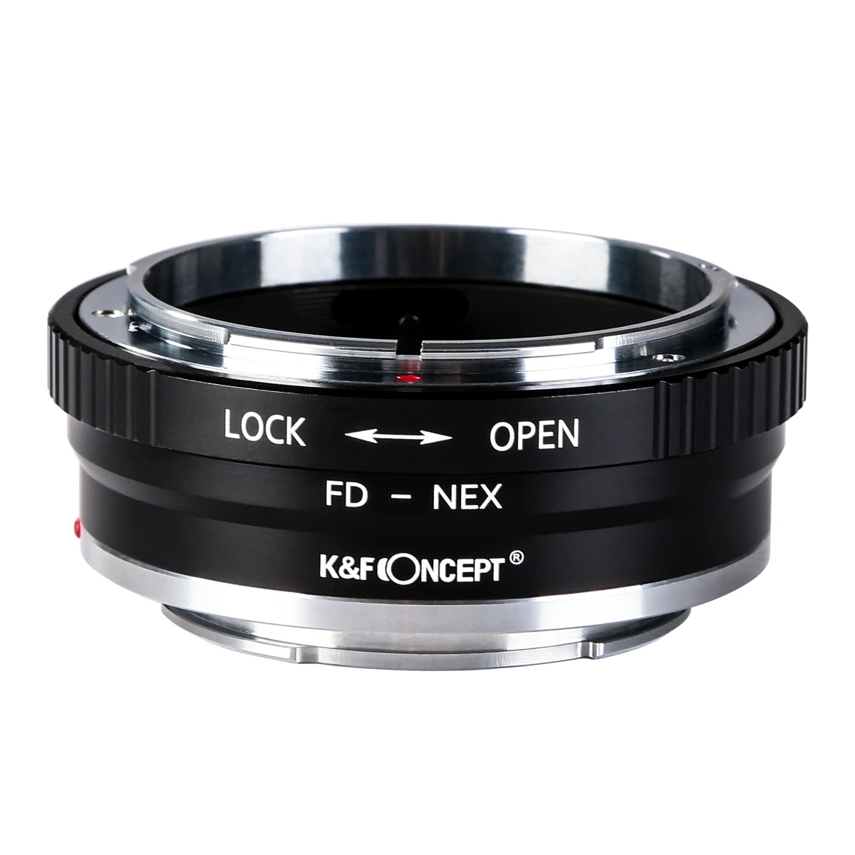 K&F Concept Lens Mount Adapter FD to NEX Compatible for Canon FD FL Lens to NEX E-Mount Camera Sony Alpha NEX-3/5/6/7 Adapters