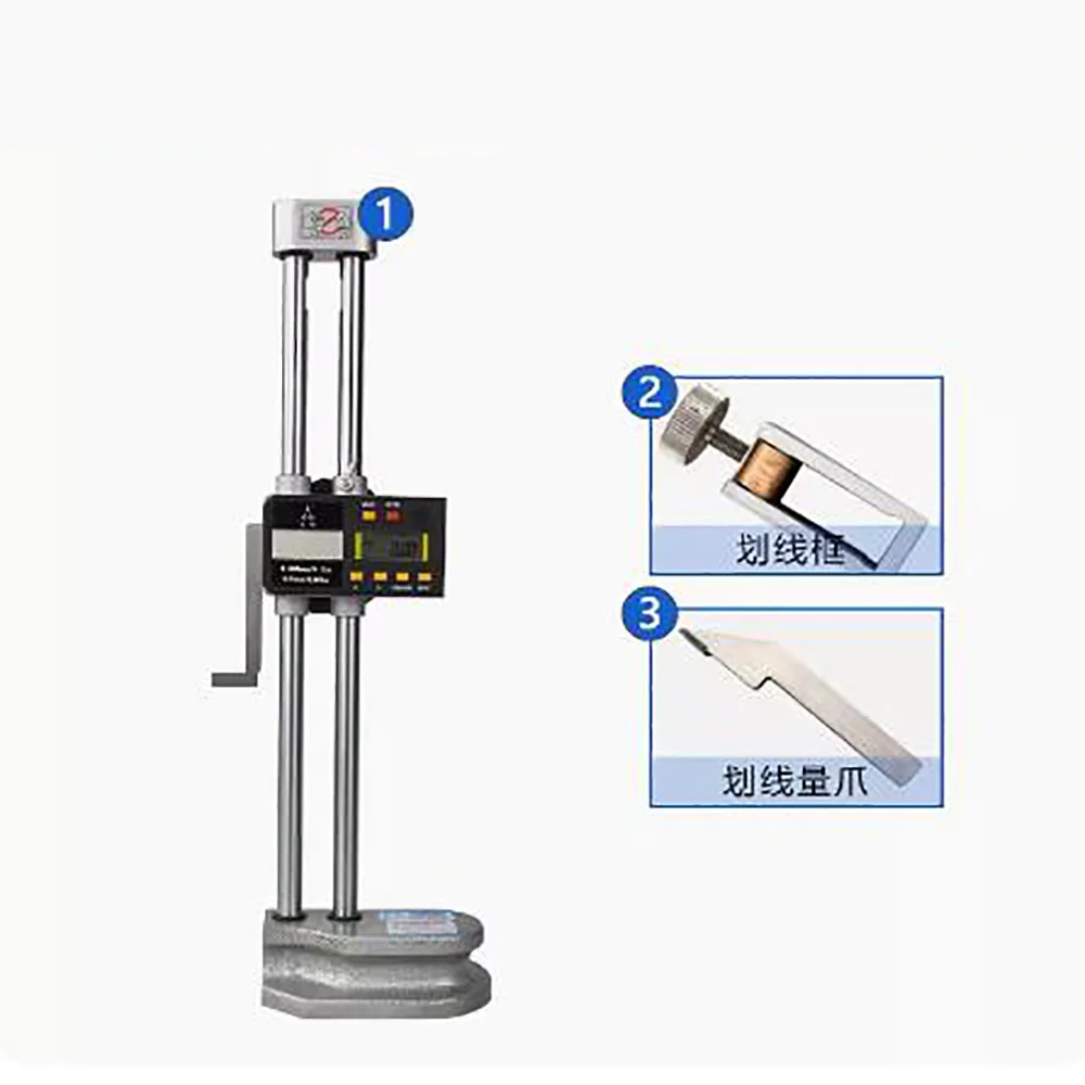 Double Column With Digital Display Height Ruler 0-300/500/600mm