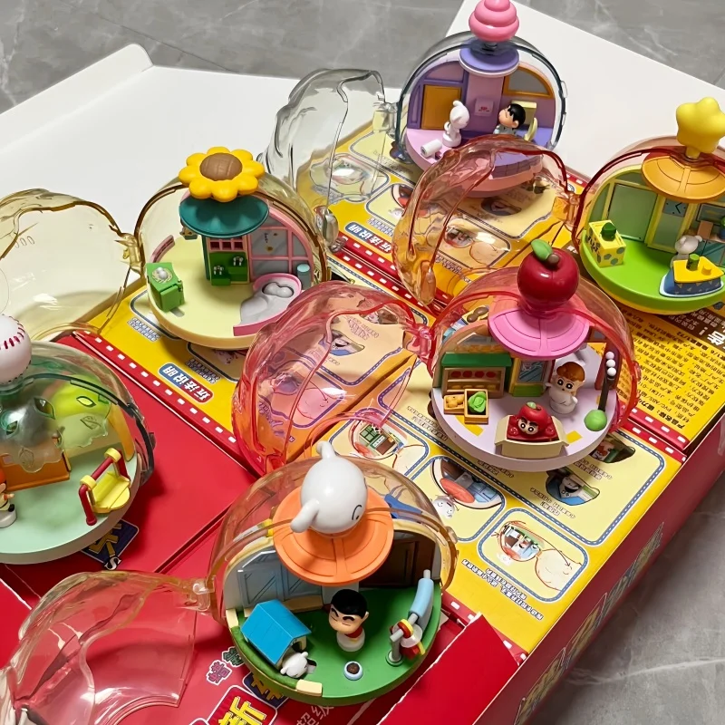 

Новая горячая оригинальная игрушка Shin-Chan с магнитными силами для весеннего фестиваля, забавная раскраска, карандаш, слепая коробка, декор, подарок для девочек