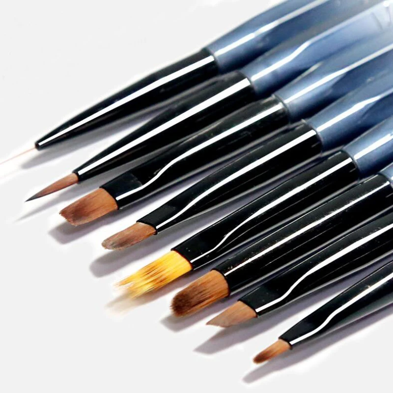 Nagelgradiënt Bar Schilderij Pen Sets Fototherapie Pen Dot Draw Nagelborstels DIY Nagelschoonheidsborstel Manicure Gereedschap Accessoires