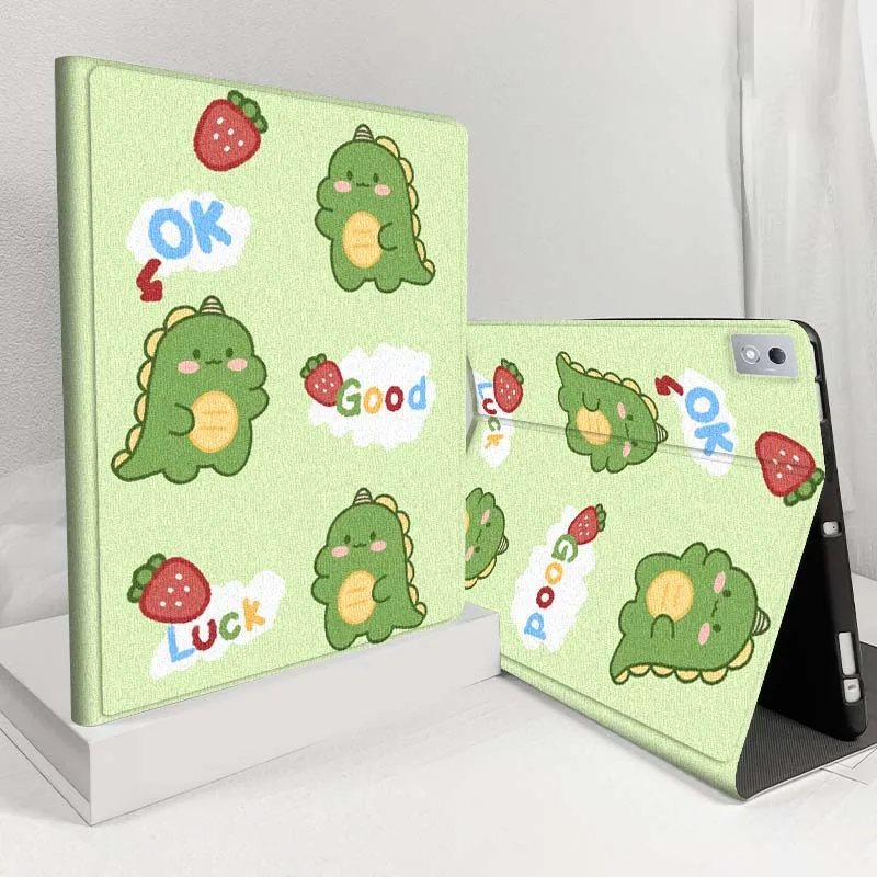

Cute anime dinosaur Tablet Case For Xiaoxin Legion Tab Y900 Y700 K10 M10 P11 Pad Pro GT Plus 3rd Gen 4 8.8 11 11.5 Cover