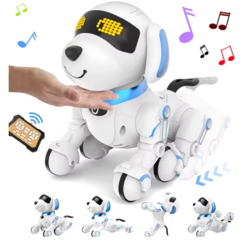 RC Robot Dog الإلكترونية حيلة الحيوانات الأليفة اللمس التفاعلي للبرمجة الذكية المشي الرقص الاطفال هدية عيد ميلاد للأطفال بنين بنات #6