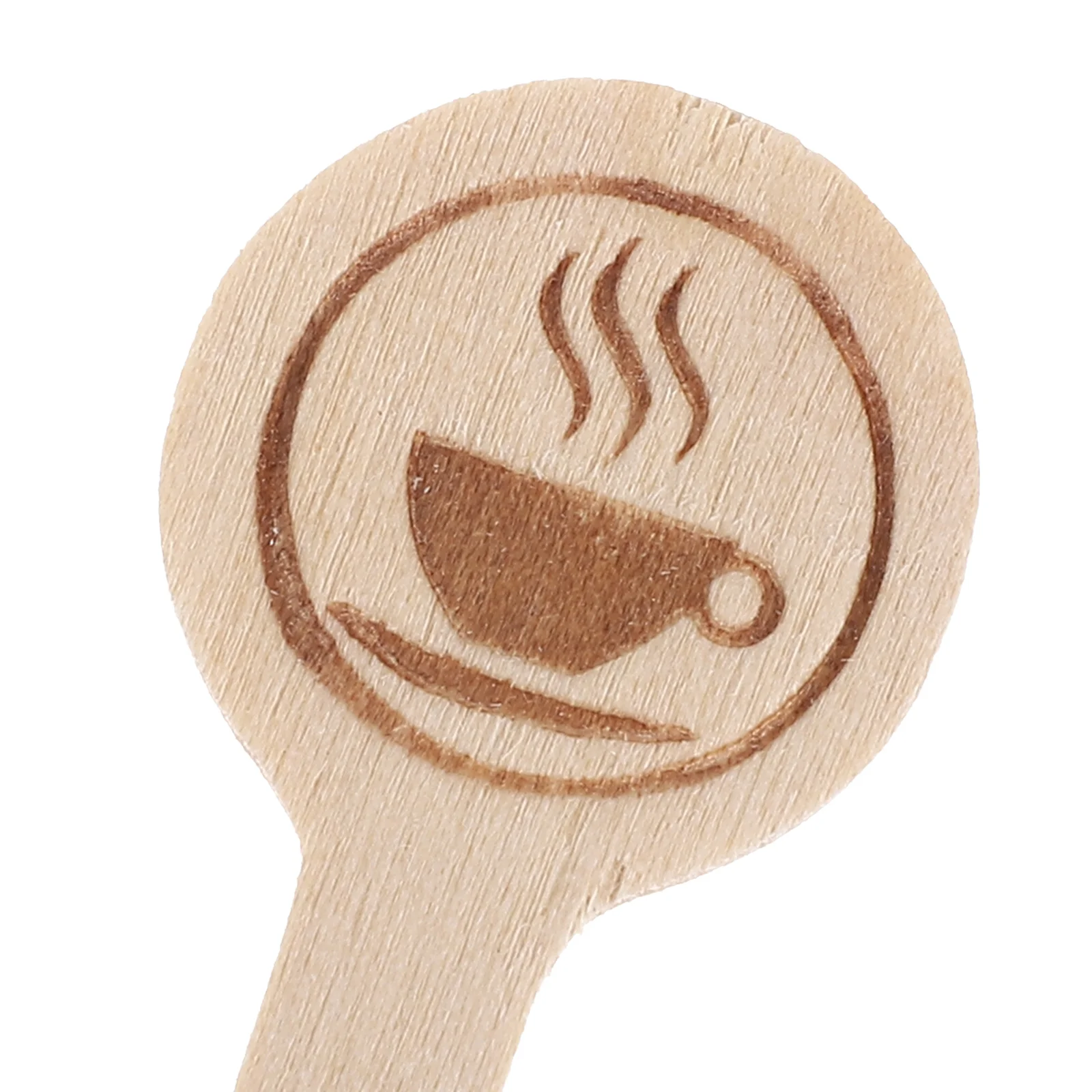100pcs Wooden Coffee Stirring Sticks Beige Disposable Beverage Mixing Rods Cocoa Stirrers Hot Cold Drinks Kitchen Bar Tools