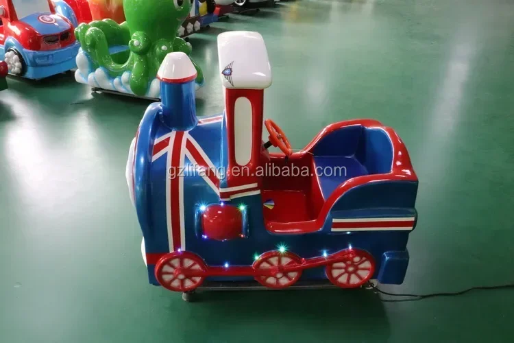 Factory Wholesale Coin Operated Kiddie Amusement Park Train Rides For Children For Sale