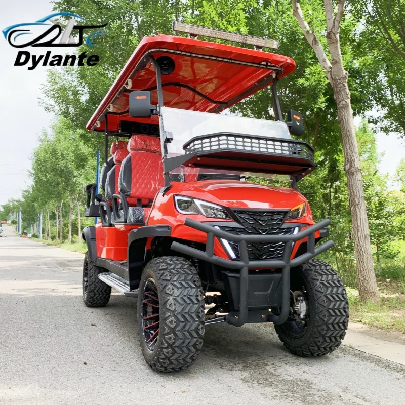 عربات جولف مخصصة، مركبات كهربائية أربع عجلات منزلية جديدة صديقة للبيئة، عربات جولف للطرق الوعرة