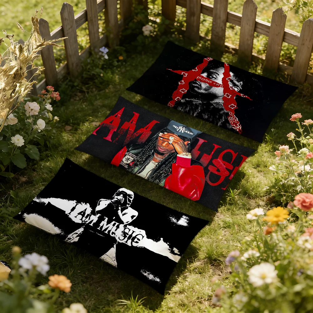P-playboi-i C-carti cushion cover Rectangle Pillow Cover Home Sofa living Room Dorm bedside hogar Pillowcase party gift
