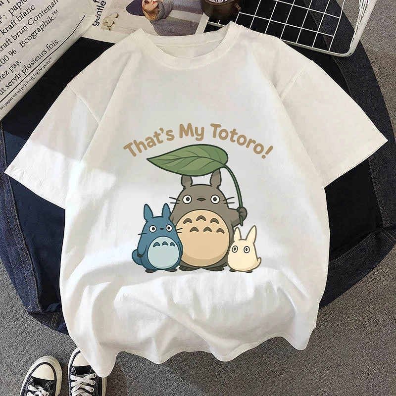 My Neighbor TotoroT-shirt Cotton Anime Casual Kids Clothes Girl's Toddler Y2K Kawaii Streetwear Baby Tee Short Sleeve Tops Gift