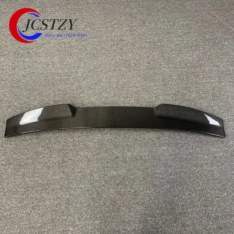 For BMW 6 Series GT G32 2021 Real Carbon Fiber roof spoiler Back Trunk Tail Wing