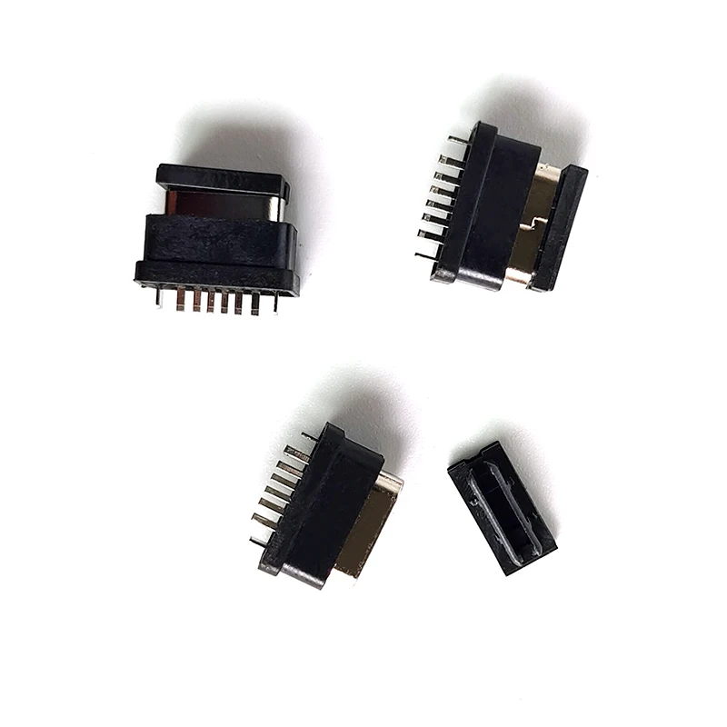 

1PCS Type-c 6-pin vertical plug riveted shell blind plug waterproof socket