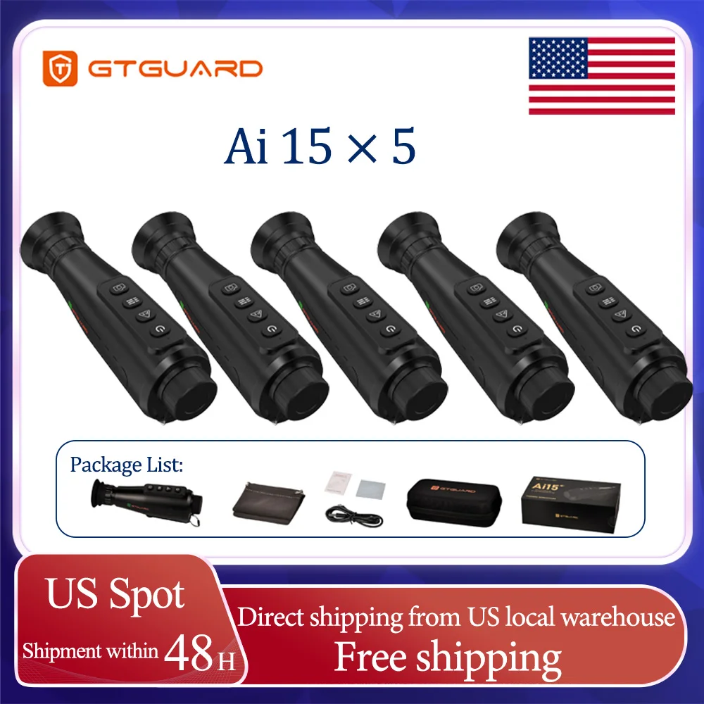 

Wholesale: Five Thermal Imaging Night Vision Monoculars AI Super-resolution 384*288 for Camping Hunting Firefighting Surveillanc