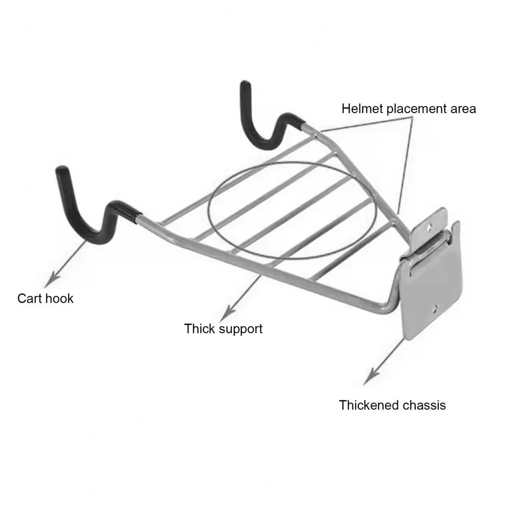 

Bicycle Wall Rack Durable Easy-to-install Bike Wall Rack Strong Load-bearing Indoor Bicycle Storage Holder Wall-mounted Bike