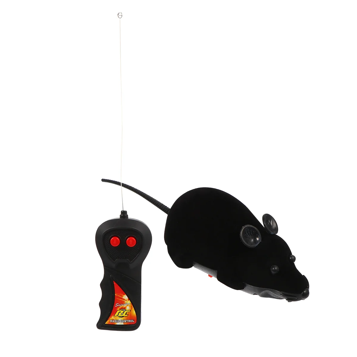 

Novelties Rat Toy Flocking Mice Toys Remote Control Mouse Prank Child Simulation Animal