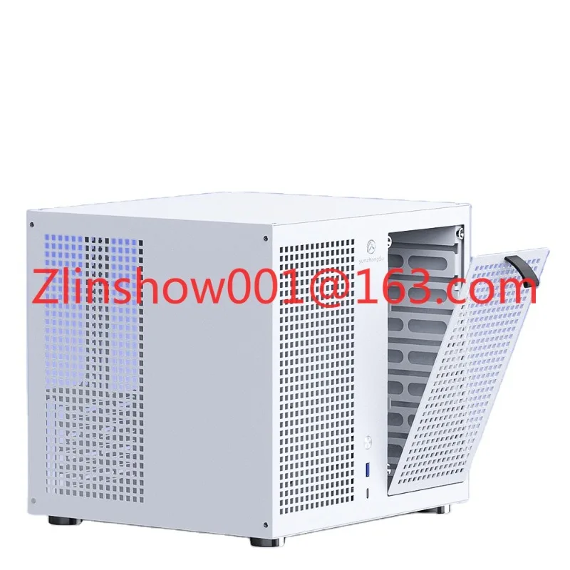 Third Generation Upgraded Universal Chassis NAS Computer Case Sagittarius Aluminum Alloy in Vertical Style Form Factor