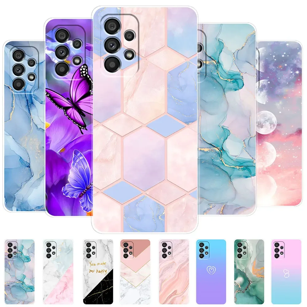 Мягкий чехол для Samsung A32 4G, чехол A325F, силиконовый прозрачный чехол из ТПУ для Samsung Galaxy A32, чехол для телефона A326B 6,5, чехол A 32