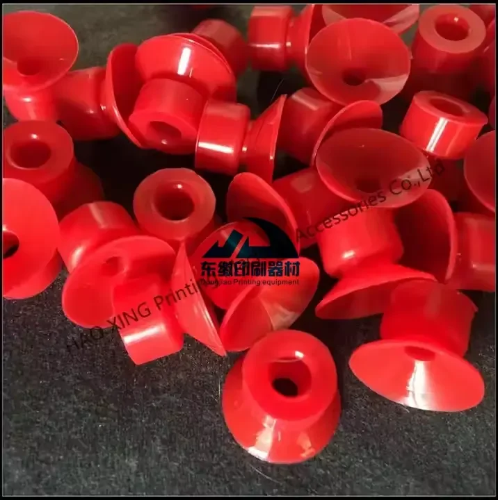 Высококачественные запасные части для офсетной печатной машины, красная резиновая присоска, запасные части для печатного оборудования, расходные материалы, резиновая присоска