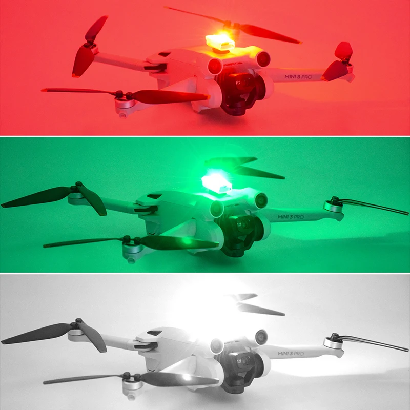 Drone Strobe Licht Kompatibel Für Mini 3 Pro Inspire 2 Pro 3 Farbe Einstellbare Anti-Kollision Licht für Drone 6KM Sichtbar