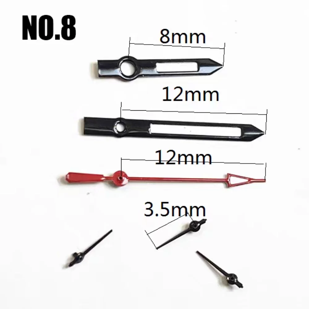 Watch Accessories Pointer Suitable for PE90 Quartz Movement Multifunctional Watch Hands Six Pin