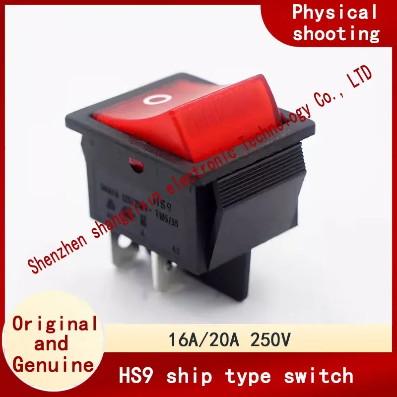 

2-скоростной 4-контактный переключатель Высокоточный выключатель мощности 20 А KC Сертифицированный UL HS9 Высококачественный оригинальный двойной максимальный корабельный тип