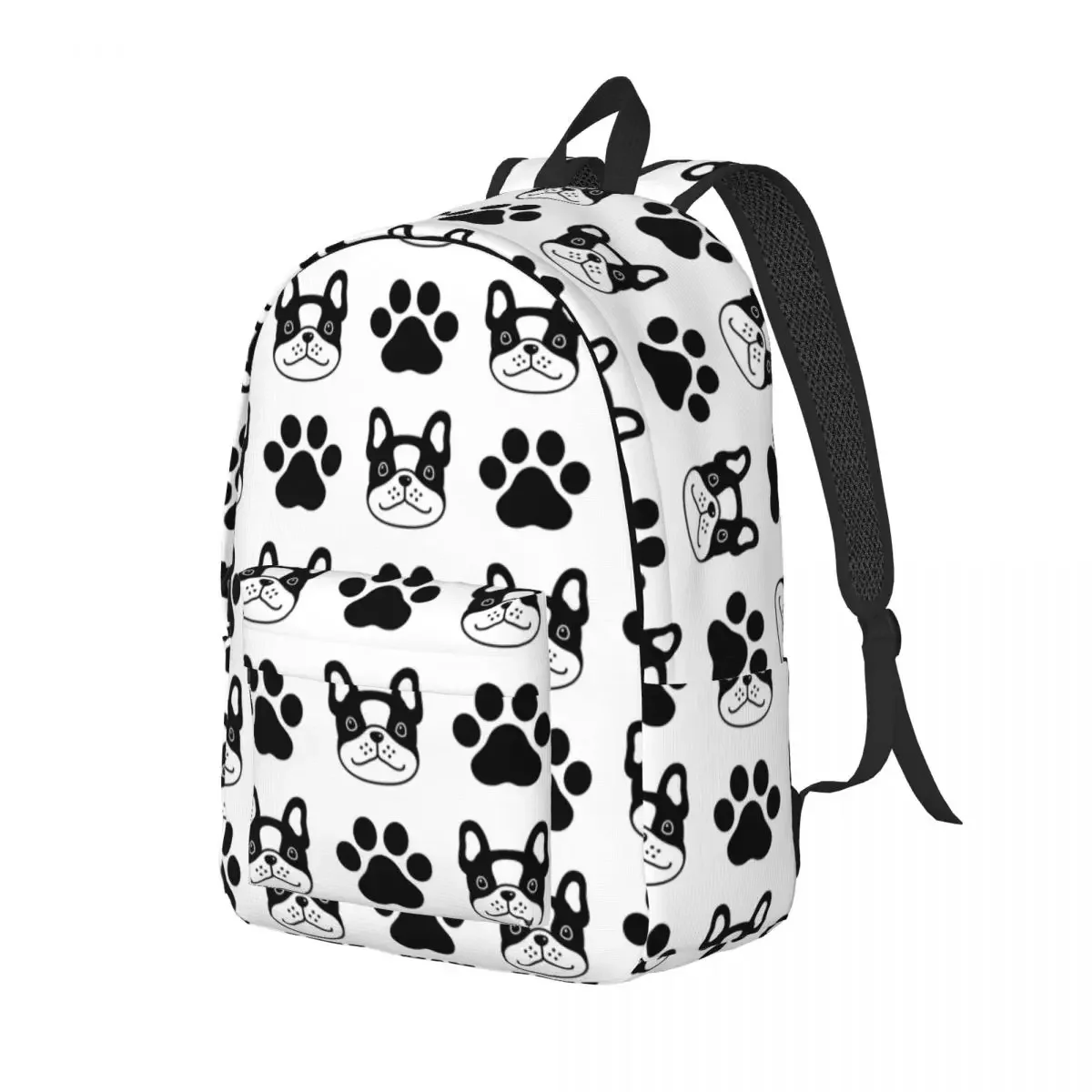 French Bulldog Backpack for Boy Girl Kids Student School Bookbag Dog Daypack Preschool Primary Bag Sports