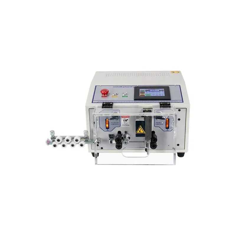 Máquina de corte e descascamento de fio de cabo PFL-02S Alta eficiência 0,1-4mm2 Máquina de corte e decapagem de fio ultracurta