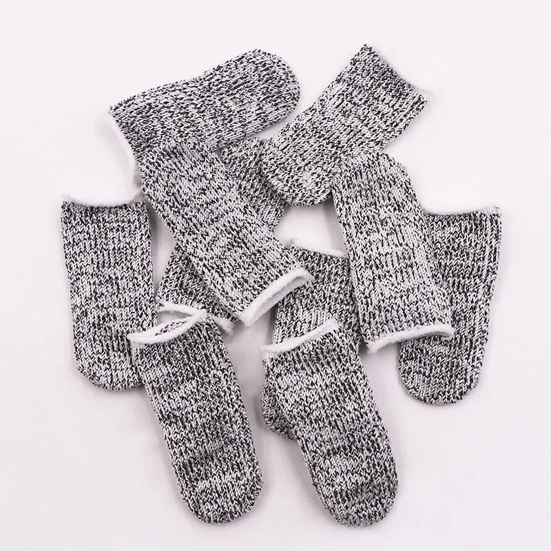 

Anti-Cut Finger Cots Thumb Protector Anti-Cut Fingertips Finger Sleeve Flexible Resistant Protection Finger Cots for Work DIY