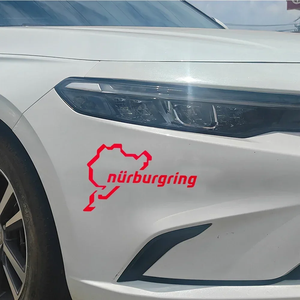 1PCS New Nurburgring Racing Road Interesting Truck Windows, Bumpers, European Vinyl Decals, Auto Styling Stickers Accessories
