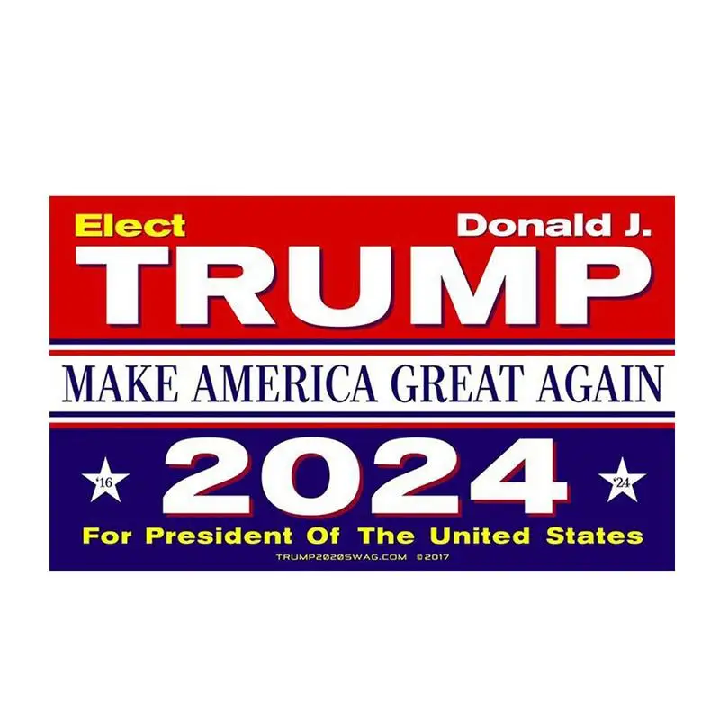 Trump 2024 Decal Trump Letters Car Decal Waterproof And Durable Trump Letters Car Decal Self-Adhesive Window Sticker For Laptop