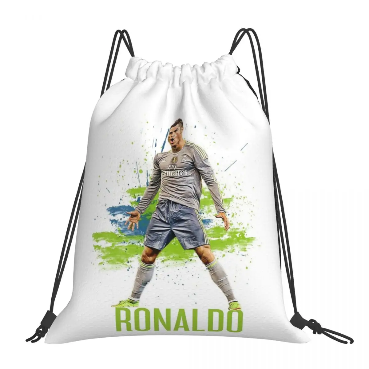 

Cristiano Ronaldo Cr7 Backpacks Multi-function Portable Drawstring Bundle Pocket Sports Bag Book Bags For Travel Students