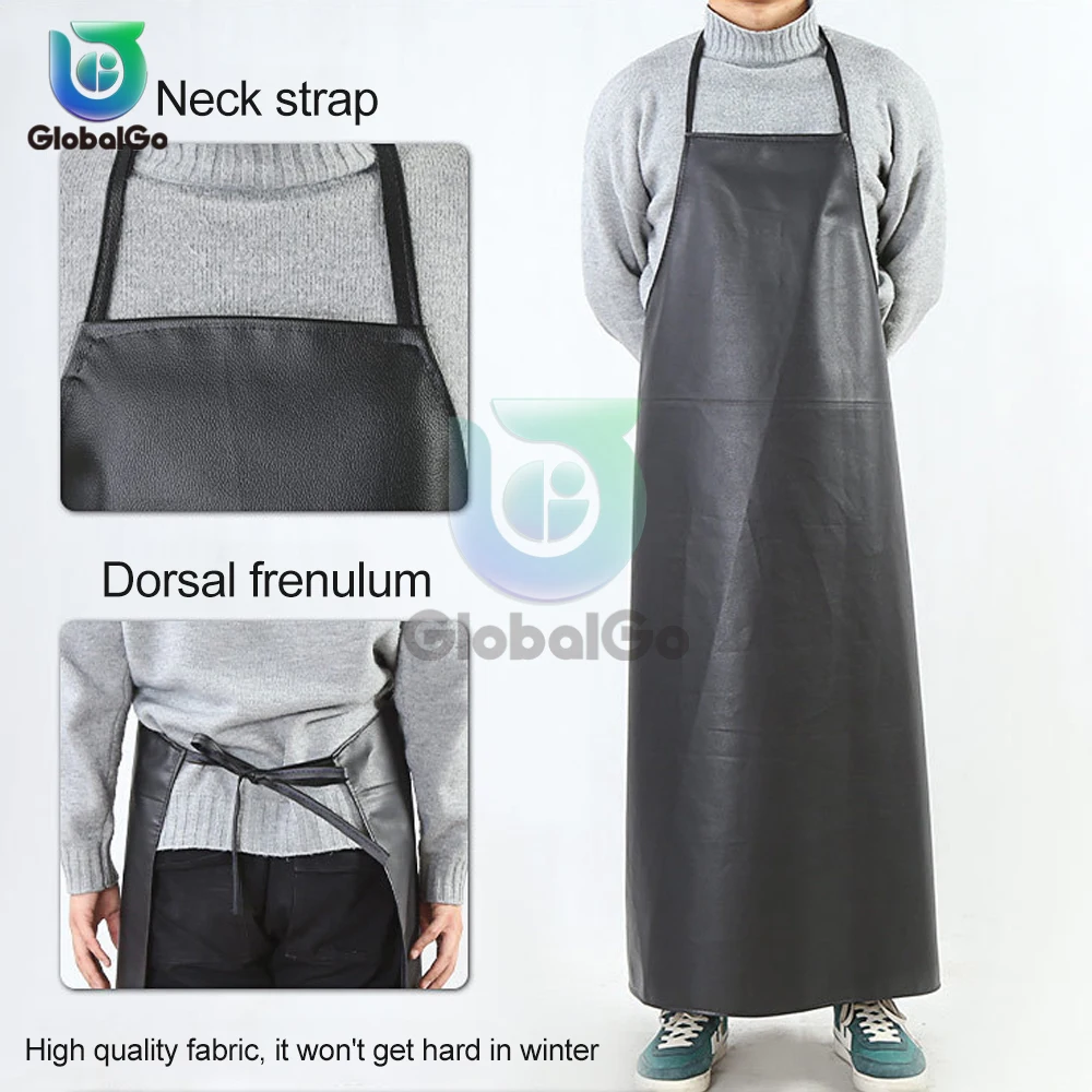 PVC Leather Welding Apron Waterproof Welder Thermal Insulation Protection Wear Electric Welding Anti Scalding Aprons