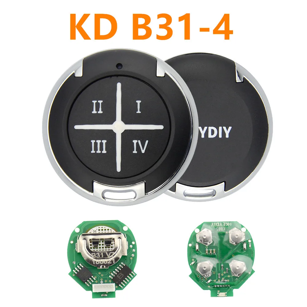 

Keydiy Универсальный KD Φ B31 4 кнопочный ключ дистанционного управления гаражной дверью для Φ KD900, чтобы произвести любую модель пульта дистанционного управления для Keidiy