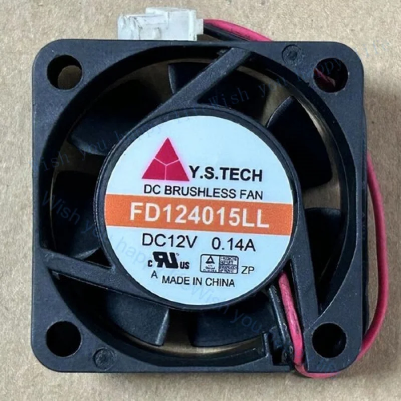 

LL 1X 0.14A 2 Pin Cooling Fan FD124015LL DC12V