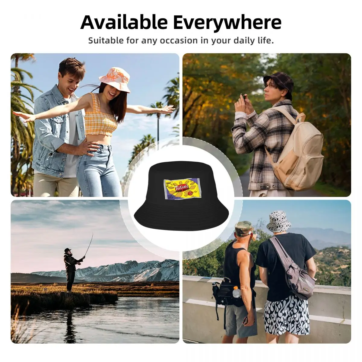 Pizza Rolls Bucket Hat Anime hard hat Luxury Brand beach hat Men's Women's