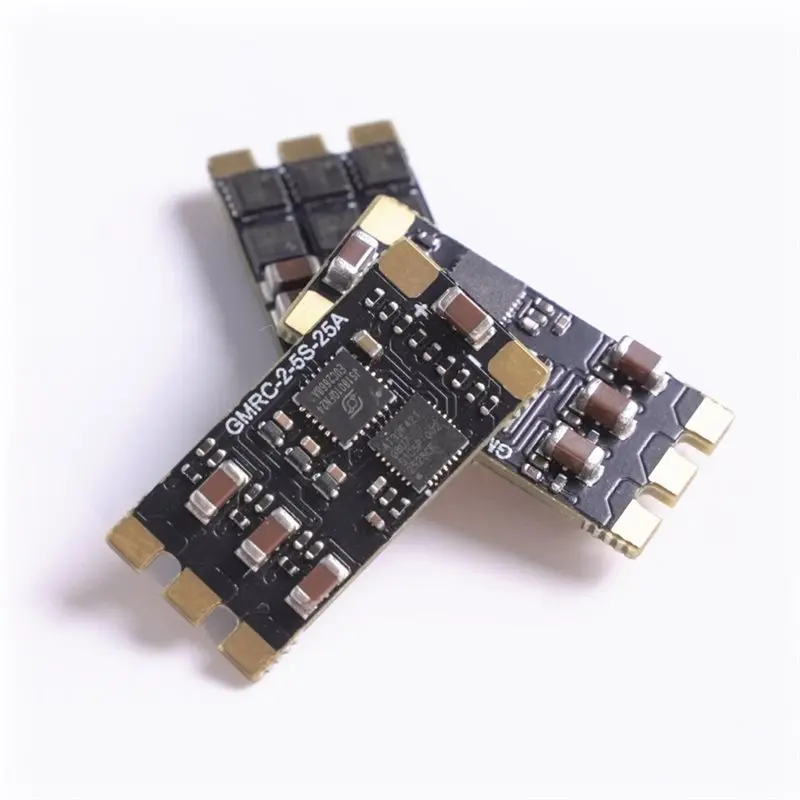 Y44A AM32 25A Brushless ESC 2-5S Support DSHOT300/600 PWM/Bidirectional for RC FPV Drone Forward and Reverse Control
