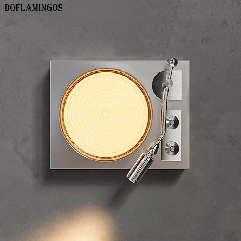 Italian Style Original Wall Lamp - Metal Wind Minimalist Ambience Custom Design Punk Art Lighting for Home Decor Wall Light