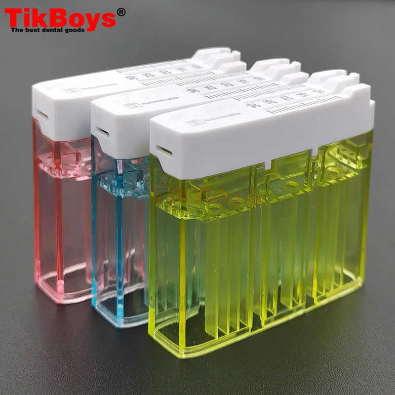Dental Endo Files Sterilization Box 135 Degree Autoclavable Multi Function Measurement Box Ruler File Organizer Endodontic File