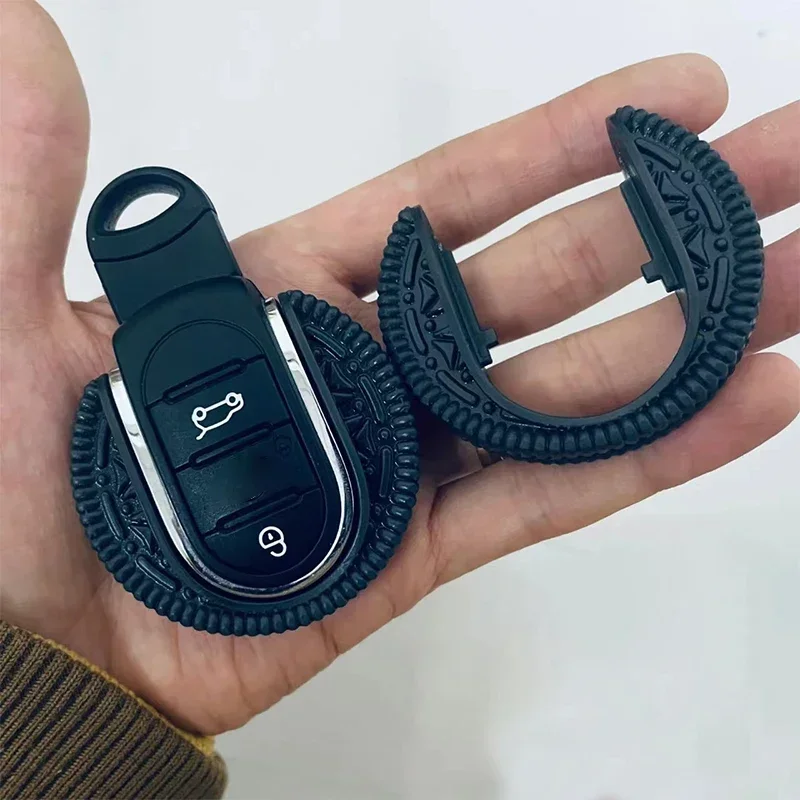 Individual Decoration For Mini Cooper F54 F55 F56 F57 F60 Car Key Case Holder Smart Remote Fobs Cover Replace Shell