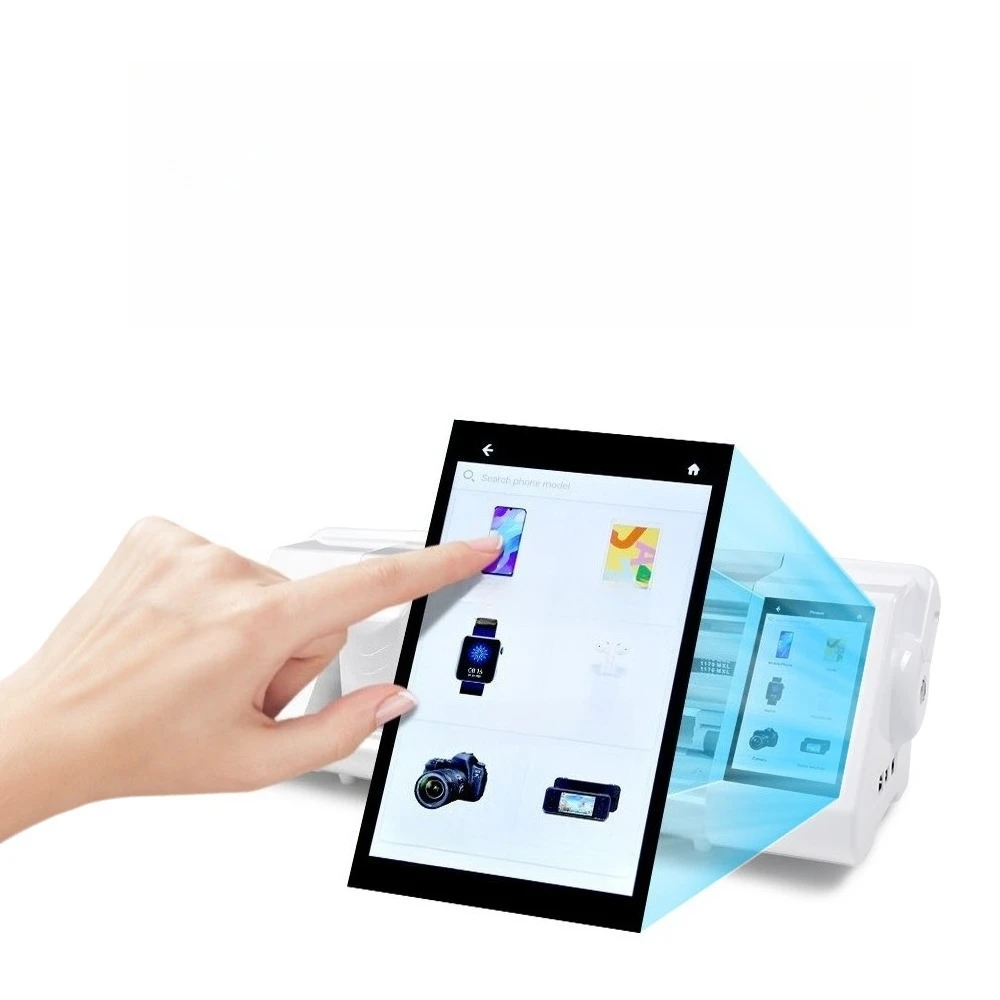 Mobile TPU hydrogel film screen protector cutting machine for mobile phones
