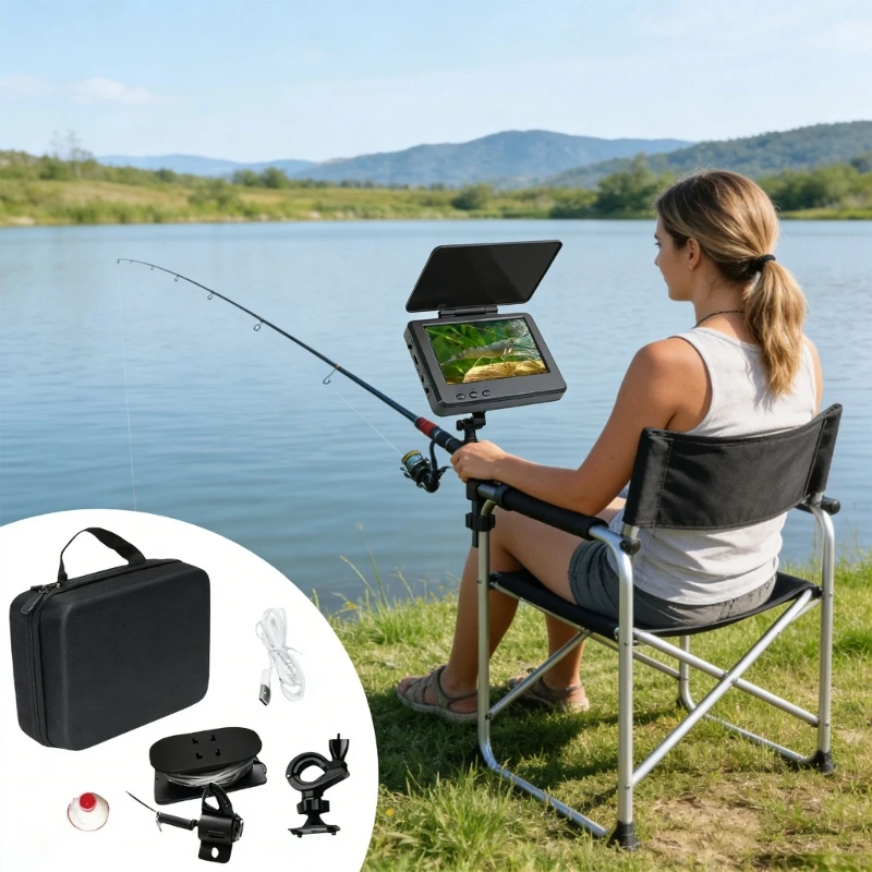 

Сильный инструмент мониторинга подводных рыб с широким полем 195 градусов и 3-уровневым управлением освещением