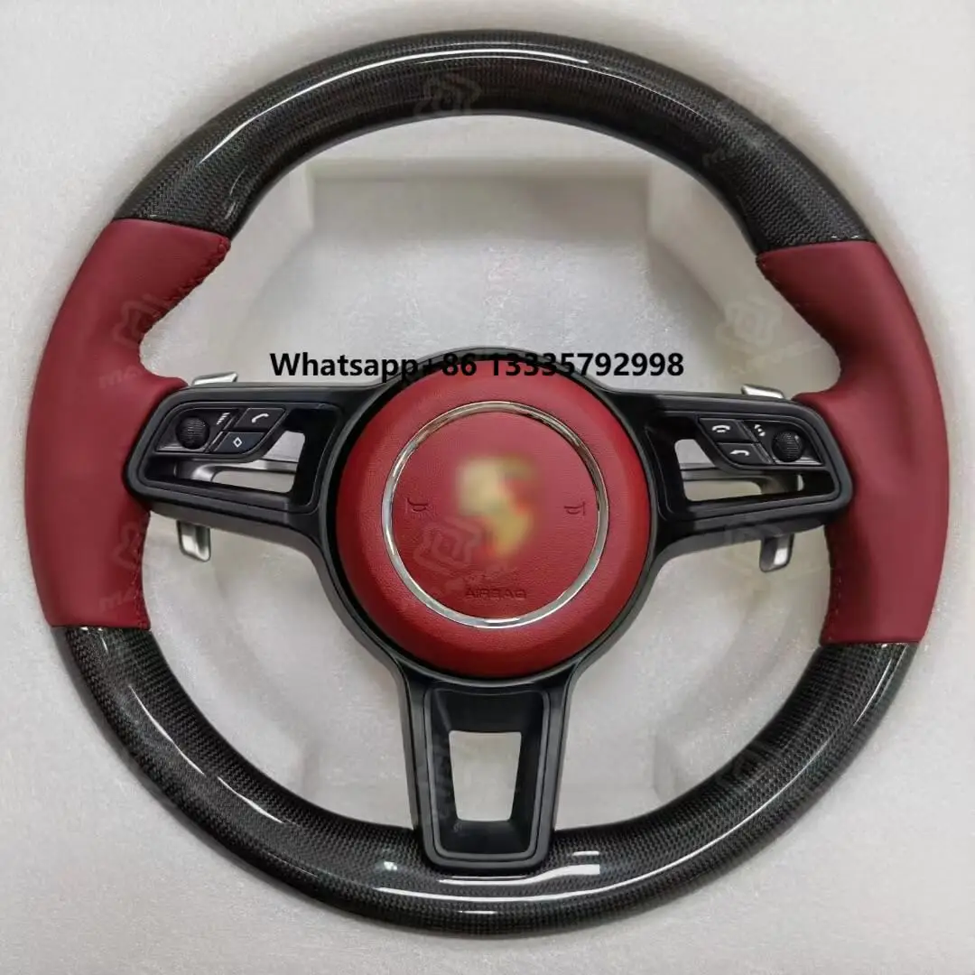 

Suitable for Porsche 2024-2025 Cayenne GT Steering Wheel Panamera 976 911 992 Steering Wheel Assembly Carbon Fiber