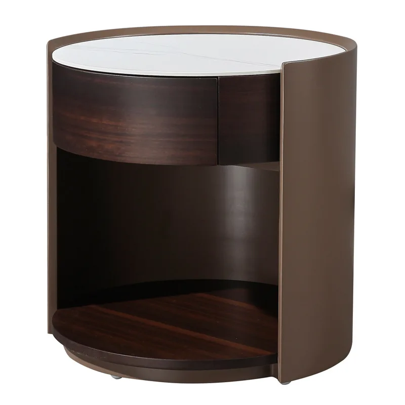 

Bedside table Bedroom round simple bedside cabinet