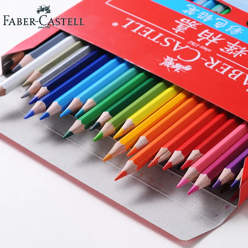 Imagem -02 - Faber Castell-óleo Lápis de Cor Profissional Desenhado à Mão Iniciante Esboço de Chumbo Art Supplies