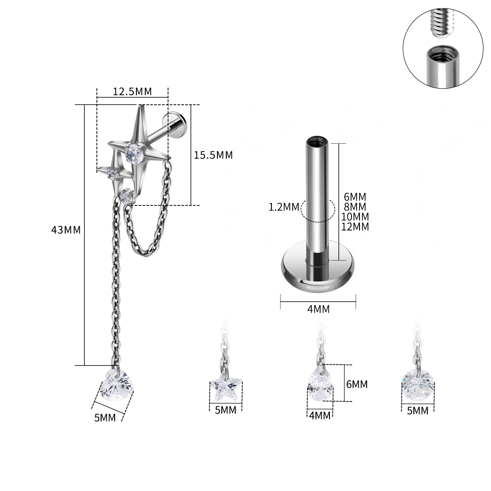 Thumbnail 2 - #32 Top 40 Cartilage Earrings Worth Buying In 2026