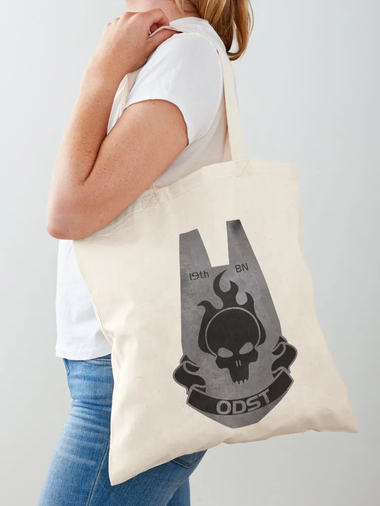 

UNSC Patch ODST Brand T Shirt Tote Bag bag for beach cute tote bag sacs de shopping custom bags